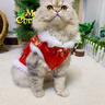 嬉皮狗（hipidog）秋冬季貓咪保暖衣服新年錦上添花唐裝馬甲喜慶中式棉衣加厚貓衣服 德羅紅 L （建議體重8-12斤） 曬單實(shí)拍圖
