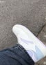 安踏（ANTA）板鞋小零感女鞋2026新款厚底增高百搭休閑鞋學(xué)生輕便軟底運動(dòng)鞋女 象牙白/幻景藍/迷霧紫 37.5 曬單實(shí)拍圖