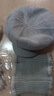 ASNMIF絨線(xiàn)帽女兔毛帽子秋冬季百搭加絨針織帽女士鴨舌帽韓版加絨保暖 南瓜款*灰色[單帽+圍脖] 曬單實(shí)拍圖