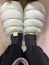 熱風(fēng)（Hotwind）加絨毛毛鞋女鞋冬季新款平底舒適家居鞋子保暖面包鞋 07綠色 37-38 37-38 曬單實(shí)拍圖