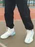 安踏KT3 team高幫籃球鞋男鞋春夏新款防滑鞋減震耐磨實戰比賽運動鞋子 【KT3 TEAM-限定新色】白/淡粉藍-1 39 曬單實拍圖
