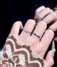 中國黃金（CHINA GOLD）S925銀一見(jiàn)鐘情戒指男女款情侶一對指環(huán)結婚新年節生日禮物送女友 【今/次日達】一見(jiàn)鐘情情侶對戒 曬單實(shí)拍圖
