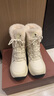 駱駝（CAMEL）熔巖雪地靴女懶人毛毛鞋冬季增高防寒休閑靴 L25W577050 米色 39 曬單實(shí)拍圖