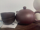 京東京造 宜興紫砂壺 手工【原礦紫泥】煮茶泡茶壺茶具 西施壺210ml 曬單實(shí)拍圖