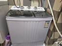 揚子洗衣機半自動(dòng)大容量家用雙缸雙桶脫水雙筒全自動(dòng)洗脫一體小型甩干機14.5公斤 7公斤【洗4.5+脫2.5丨強勁電機】母嬰小款 曬單實(shí)拍圖