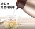 SIMELO保溫壺2L家用暖壺暖瓶熱水瓶帶軟膠墊304不銹鋼開(kāi)水瓶愛(ài)家褐色 曬單實(shí)拍圖