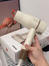 名創(chuàng  )優(yōu)品（MINISO）電吹風(fēng)機家用靜音負離子發(fā)廊理發(fā)店大功率風(fēng)力2400W大功率發(fā)廊吹風(fēng)機筒理發(fā)店專(zhuān)用靜音 奶油白【2000W沙龍款】+發(fā)廊渦輪AC電機 曬單實(shí)拍圖