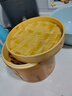 olayks立時(shí)【品牌直營(yíng)】竹籠電蒸鍋 竹木蒸籠蒸鍋 家用小型早餐機電蒸鍋竹籠多功能鍋 竹蒸籠蒸鍋 送食譜 5.2L 【智能款】?jì)蓪?4cm寬竹籠 曬單實(shí)拍圖