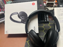 愛(ài)國者（aigo）頭戴藍牙耳機無(wú)線(xiàn)耳機ANC主動(dòng)降噪通降噪AI智能翻譯耳機超長(cháng)續航80H舒適佩戴玩游戲可用WE500黑色 曬單實(shí)拍圖