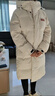 鴨鴨（YAYA）孫穎莎同款時(shí)空道宇系列羽絨服女長(cháng)款過(guò)膝冬季新款情侶男極寒外套 月光白色 M (170) 曬單實(shí)拍圖