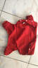 DADAGOU泰迪比熊狗狗衣服秋冬裝四腿衣中小型犬居家服條紋衛衣保暖內穿 【紅色】動(dòng)感四腿衛衣 XL【胸圍47cm，體重8.5-12斤】 曬單實(shí)拍圖
