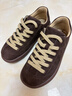 奧康（Aokang）男鞋秋冬板鞋時(shí)尚百搭男士增高勃肯休閑鞋 深栗色    39 曬單實(shí)拍圖