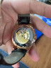 歐品客瑞士認證十大品牌手表男士全自動(dòng)機械表男表夜光防水高端男士手表 升級版3186棕皮玫殼黑面 免費刻字 終身質(zhì)保 曬單實(shí)拍圖