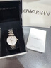EMPORIO ARMANI阿瑪尼手表女士 滿(mǎn)天星銀色鋼帶石英腕表女生日禮物送女友AR1925 曬單實(shí)拍圖