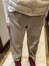 蕉內【劉浩存同款】非常褲505Regular女士空氣棉香蕉闊腿衛褲休閑女褲 【加絨】杏卡其 S 曬單實(shí)拍圖