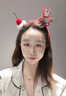 封茗馬年兒童頭飾小馬發(fā)箍新年發(fā)卡生肖卡通小馬公仔秋冬毛絨發(fā)卡成人 小馬發(fā)箍【蛋糕款】 曬單實(shí)拍圖