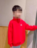 匹克童裝男童套裝2025新款兒童加絨紅色衛衣秋冬青少年保暖時(shí)髦過(guò)年服 曬單實(shí)拍圖