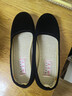 天足祥老北京布鞋女單鞋平底圓頭黑色工作鞋春秋防滑酒店餐廳媽媽職業(yè)鞋 黑色 38 曬單實(shí)拍圖