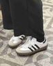 adidas「T頭鞋」BARREDA板鞋德訓鞋男女阿迪達斯輕運動(dòng) 灰色/黑色/樹(shù)脂黃   42 曬單實(shí)拍圖