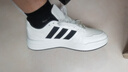 阿迪達斯（adidas）男鞋女鞋休閑板鞋防滑耐用時(shí)尚透氣情侶款小白鞋 曬單實(shí)拍圖