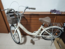 鳳凰鳳凰自行車(chē)女通勤輕便普通18/20/22寸學(xué)生成人單車(chē)代步車(chē)淑女腳踏 米咖色 22英寸 曬單實(shí)拍圖
