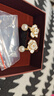 周大生（CHOW TAI SENG）【新年禮物】山茶花珍珠耳環(huán)女生輕奢法式耳釘生日禮物送女友 曬單實(shí)拍圖