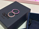 apm韓代 免稅APM摩斯密碼 麥穗情侶戒指系列輕奢感對戒 情人節送女友 摩斯+粉麥穗對戒 50-60（備注碼數） 曬單實(shí)拍圖