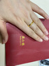 周六福簡(jiǎn)約光圈足金黃金戒指女生日禮物計價(jià)AA012466 活口15號 約3.28g 曬單實(shí)拍圖