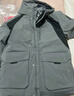 阿迪達斯25年冬款灰色派克羽絨服  商務(wù)通勤600蓬男士休閑羽絨連帽夾克 曬單實(shí)拍圖