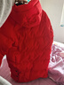 雪中飛（SNOWFLYING）兒童羽絨服男童女童冬季新款御寒加厚中大童長(cháng)款羽絨服紅色150 曬單實(shí)拍圖
