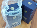 五糧液股份 年貨送禮 富貴吉祥藍裝 52度500ml*2瓶濃香型純糧食白酒禮盒 曬單實(shí)拍圖
