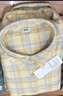 優(yōu)衣庫女裝法蘭絨襯衫/格紋格子長(cháng)袖襯衣485263 41 杏黃色 XL 曬單實(shí)拍圖