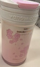 Vanow櫻花保溫杯 高顏值水杯女陶瓷覆層內膽輕奢禮物車(chē)載隨行咖啡杯子 曬單實(shí)拍圖