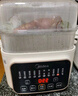 美的（Midea）電燉鍋 電燉盅 燉湯鍋 蒸鍋電蒸鍋 隔水燉不銹鋼隔片上蒸下燉一鍋五膽三膽 【10大智能菜單】配蒸籠 DZE2552 4.5L 曬單實(shí)拍圖