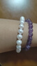 南珠宮福牌淡水珍珠手鏈送禮套裝圓強光送女友禮物 7.5-8.5mm 含扣長(cháng)17cm 曬單實(shí)拍圖