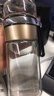 創(chuàng  )建茶水分離過(guò)濾泡茶杯子男士女生泡花茶雙層玻璃杯便攜大容量喝水杯 【雙層提繩款】金色400ml 曬單實(shí)拍圖