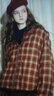 兩三事梵高文藝格紋可可2025秋冬新款向日葵刺繡兩面穿格子外套女 咖色 L 曬單實(shí)拍圖