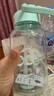 尚泰SHOTAY塑料杯酷酷杯子1000ml女生可愛(ài)便捷上學(xué)水杯子6295藍色 曬單實(shí)拍圖