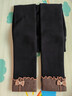俞兆林女童打底褲加絨加厚兒童褲子小女孩冬季保暖外穿九分褲女寶寶棉褲 曬單實(shí)拍圖