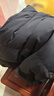 鴨鴨（YAYA）男裝羽絨馬甲2025冬季新款戶(hù)外休閑無(wú)袖馬夾短款連帽保暖外套女DY 黑色 2XL (185) 曬單實(shí)拍圖