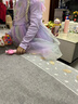 迪士尼愛(ài)莎公主裙子女春季新款女童連衣裙春秋兒童公主裙LX81227 紫120 曬單實(shí)拍圖