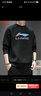 李寧（LI-NING）加絨保暖運動(dòng)衛衣男子圓領(lǐng)加厚舒適百搭簡(jiǎn)約套頭時(shí)尚長(cháng)袖衛衣男 曬單實(shí)拍圖