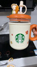 星巴克（Starbucks）杯子小熊甜品屋系列不銹鋼帶茶漏吸管杯套裝可愛(ài)桌面杯男女士送禮 不銹鋼帶茶漏吸管杯套裝 曬單實(shí)拍圖