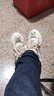 森馬男鞋秋季潮流百搭透氣防臭厚底增高休閑運動(dòng)鞋青少年高級感老爹鞋 米色【升級款】 41 (255mm) 曬單實(shí)拍圖