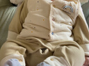 babylove新生兒連體衣春秋款純棉和尚服嬰兒衣服初生兒寶寶彩棉哈衣爬服 曬單實(shí)拍圖