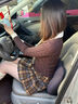 知夢(mèng)人（zhimengren）汽車(chē)腰靠腰枕車(chē)載久坐神器座椅靠墊司機開(kāi)車(chē)車(chē)座腰托久駕護腰墊 （腰脊支撐-行車(chē)護腰）深空灰 曬單實(shí)拍圖