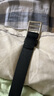 優(yōu)衣庫男裝女裝皮帶/腰帶商務(wù)通勤休閑26春夏新款481626 478300 481626/09黑色 112cm /L 曬單實(shí)拍圖