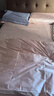 富安娜 純棉四件套 120s長(cháng)絨棉貢緞A類(lèi)單雙人全棉套件 230*229cm 粉色 曬單實(shí)拍圖