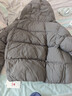 坦博爾兒童羽絨服女童短款可脫卸帽運動(dòng)面包服TC5530311Z 高質(zhì)灰 150 曬單實(shí)拍圖