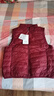 鴨鴨冬季新款女裝時(shí)尚羽絨馬甲女短款輕薄馬夾坎肩立領(lǐng)休閑氣質(zhì)背心K 酒紅 XL 曬單實(shí)拍圖